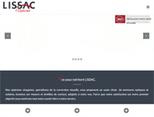 Tablet Screenshot of lissac.ch
